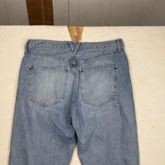 Veronica Beard Jeans Womens 31 Dylan Full Length Straight High Rise Sunset Pier - Picture 12 of 13